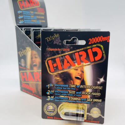 Triple ,-Hard For Men 20000 Whole Sale Pricing Box Of 24