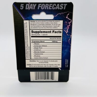 5 Day Forecast 1600mg 6 Pack Deal