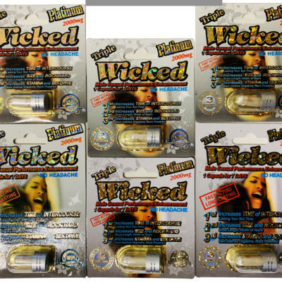 3ple @Wicked Platinum 2000 mg 6 Pack Deal